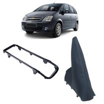 Coifa material sintético COM Suporte da Alavanca Freio De Mão Chevrolet Meriva 2002 a 2013