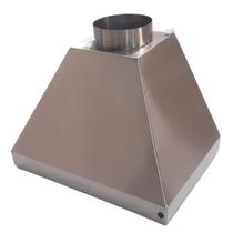 Coifa Para Churrasqueira Em Inox 304 Escovado 65x53x52 Coifa Para Churrasqueira Em Inox 304 Escovado 65x53x52