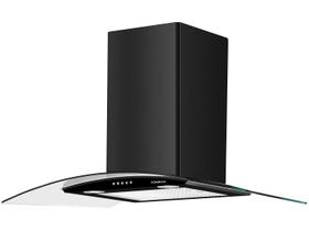 Coifa Parede 90cm Preta 5 Bocas 230w 127v Arketto Dominox