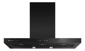 Coifa Parede 90Cm Preta 5 Bocas 270W 220V Electrolux 90Ctv