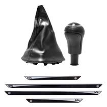 Coifa Preta c/ Base + Manopla Preta Aro Crom. (100187E) + Soleira Gol G4 Coifa Preta c/ Base + Manopla Preta Aro Crom. (100187E) + Soleira Gol G4