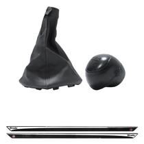 Coifa Preta c/ Base + Manopla Preta Mod.Fire 2002 (200250B) + Soleira Strada Fire