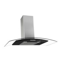 Coifa Terim Parede Vidro Curvo Black/inox 80 Cm Duto Slim Coifa Terim Parede Vidro Curvo Black/inox 80 Cm Duto Slim