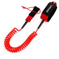 Coil SUP Leash Abahub Premium de 10 pés para prancha de surf de longboard