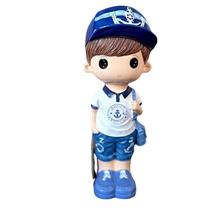 Coin Bank Sailor Boy Resin Home Piggy Bank Nautical Style Coin Bank Sailor Boy Resin Home Piggy Bank Nautical Style
