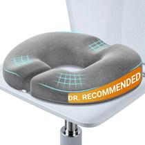 Cojín de asiento en forma de dona Benazcap de espuma viscoelástica para alivio del dolor