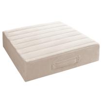 Cojín para sofá Codi 61x61x13 cm de espuma de alta densidad color marfil