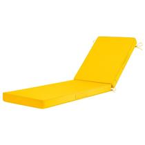 Cojines Básicos Impermeables Amarillos para Tumbona x2 Cojines Básicos Impermeables Amarillos para Tumbona x2