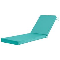 Cojines Básicos Impermeables Teal para Tumbona x2 Cojines Básicos Impermeables Teal para Tumbona x2