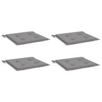 Cojines para Silla de Jardín Casafoyer Gris 50x50x4 cm 4 piezas