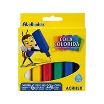 Cola Acrilex Colorida 6 Cores Cola Acrilex Colorida 6 Cores