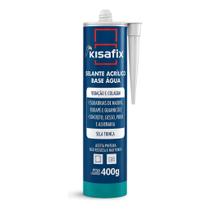 Cola Acrílica Kisafix 400g Alta Fixação Para MDF, Madeira, Alvenaria, Drywall e Rodapés Cola Acrílica Kisafix 400g Alta Fixação Para MDF, Madeira, Alvenaria, Drywall e Rodapés