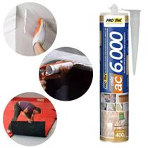 Cola Adesiva Extraforte Para Rodapé Gesso AC6000 400G Profixx Cola Adesiva Extraforte Para Rodapé Gesso AC6000 400G Profixx