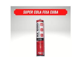 Cola Adesiva Fixa Cuba Branca Inox Mármore Granito Louça Box