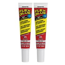 Cola adesiva flexível super forte à prova d'água branca de 180 ml, pacote com 2 unidades Cola adesiva flexível super forte à prova d'água branca de 180 ml, pacote com 2 unidades
