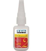 Cola Adesiva Instantanea 20g N2 - Tek Bond - Tekbond Cola Adesiva Instantanea 20g N2 - Tek Bond - Tekbond