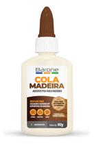 Cola Adesiva Pva Reparo De Madeira A Base Agua Barone 90g Cola Adesiva Pva Reparo De Madeira A Base Agua Barone 90g