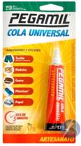 Cola Adesivo Artesanato Universal 17gr Pegamil