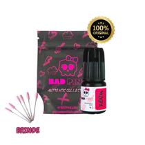 Cola Adesivo Bad Pink Rock para Extensão de Cílios 3g Cola Adesivo Bad Pink Rock para Extensão de Cílios 3g