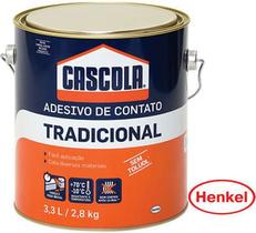 Cola Adesivo de Contato 2,80Kg Cascola Tradicional sem Toluol Henkel