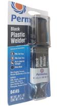 Cola Adesivo Epox Permatex Black Plastic Walder Preta PX84145
