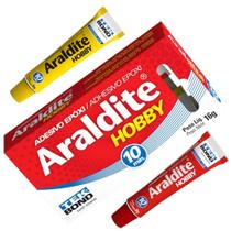 Cola Adesivo Epóxi Araldite Hobby 10minutos 16g Tekbond