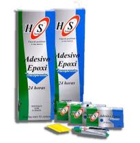 Cola Adesivo Epoxi Liquida Transparente de Alta Resistencia HS Bond 24hs