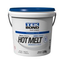 Cola Adesivo Hot Melt Branco 150º à 180º para Coladeiras de Bordas 2,5 Kg Tekbond Cola Adesivo Hot Melt Branco 150º à 180º para Coladeiras de Bordas 2,5 Kg Tekbond