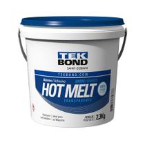 Cola Adesivo Hot Melt Transparente 150º à 200º para Coladeiras de Bordas 2,3 Kg Tekbond