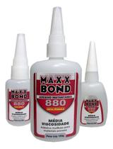 Cola Adesivo Instantânea Maxx Bond 880 (793) 100gr 10 Un Cola Adesivo Instantânea Maxx Bond 880 (793) 100gr 10 Un