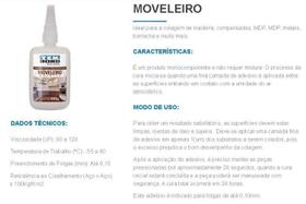 Cola Adesivo Instantânea Tek Bond Moveleira 793 100Gr Cola Adesivo Instantânea Tek Bond Moveleira 793 100Gr