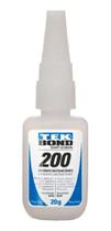 Cola Adesivo Instantaneo 20g 200 (VISCOSIDADE ALTA) TekBond -