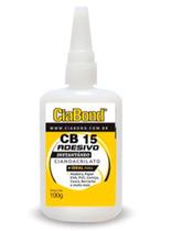 Cola Adesivo Instantâneo Cb 15 Ciabond 100G Anti Entupimento