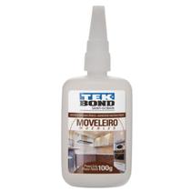 Cola Adesivo Instantâneo Moveleiro Tekbond 100g Madeira