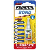 Cola Adesivo Instantâneo Pegamil BOND 2 20G Blister Caixa com 12