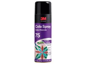 Cola adesivo spray 75 cola e descola reposicionável 3m 500ml