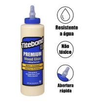 Cola Adesivo Titebond II Premiun Para Madeira 516 Gramas