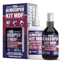 Cola Almasuper Kit Mdf Cola E Primer Almata - Adesivo Instantâneo