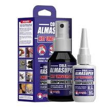 Cola Almasuper Kit Universal Componente A 50ml + Componente B 20g