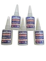 Cola Almasuper Ultrarrápida 1 Kit com 5 Unidades Adesiva Multiuso Instantânea Cola Almasuper Ultrarrápida 1 Kit com 5 Unidades Adesiva Multiuso Instantânea