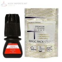 Cola Alongamento De Cilios Elite Premium Black 3Ml Bom