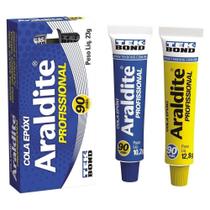 Cola Araldite Profissional 90 Minutos Embalagem com 6 Unidades 23g - Tek Bond Cola Araldite Profissional 90 Minutos Embalagem com 6 Unidades 23g - Tek Bond