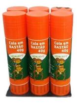 Cola Bastão 40g Kit Com 6 Unidade - Material Escolar Artesão