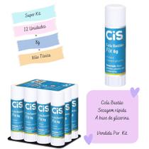 Cola Bastão 8g Cis Escolar - Caixa c/ 12
