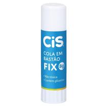 Cola Bastão Cis Fix 8g - Embalagem com 12 Unidades Cola Bastão Cis Fix 8g - Embalagem com 12 Unidades