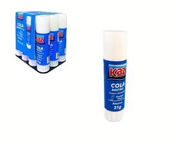 Cola Bastão Escolar Atóxico Branco 21g Média