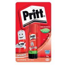 Cola Bastão escolar Pritt com 10g, 20g ou 40g, escolha a gramagem e quantidade