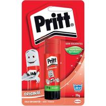 Cola Bastão Pritt 20G Branca Original Lavável Não Tóxica