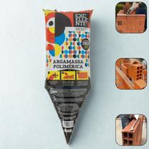 Cola Bloco 3kg Argamassa Polimérica Excelente Pronta Para Uso Alta Aderência Para Tijolo e Bloco Cerâmico