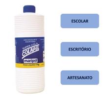 Cola Branca 1000g Colapel Maripel Uso Escolar ou Escritório